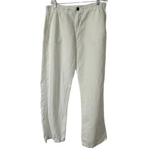 Blanc Du nil 100% cotton men’s summer casual pants xxxl